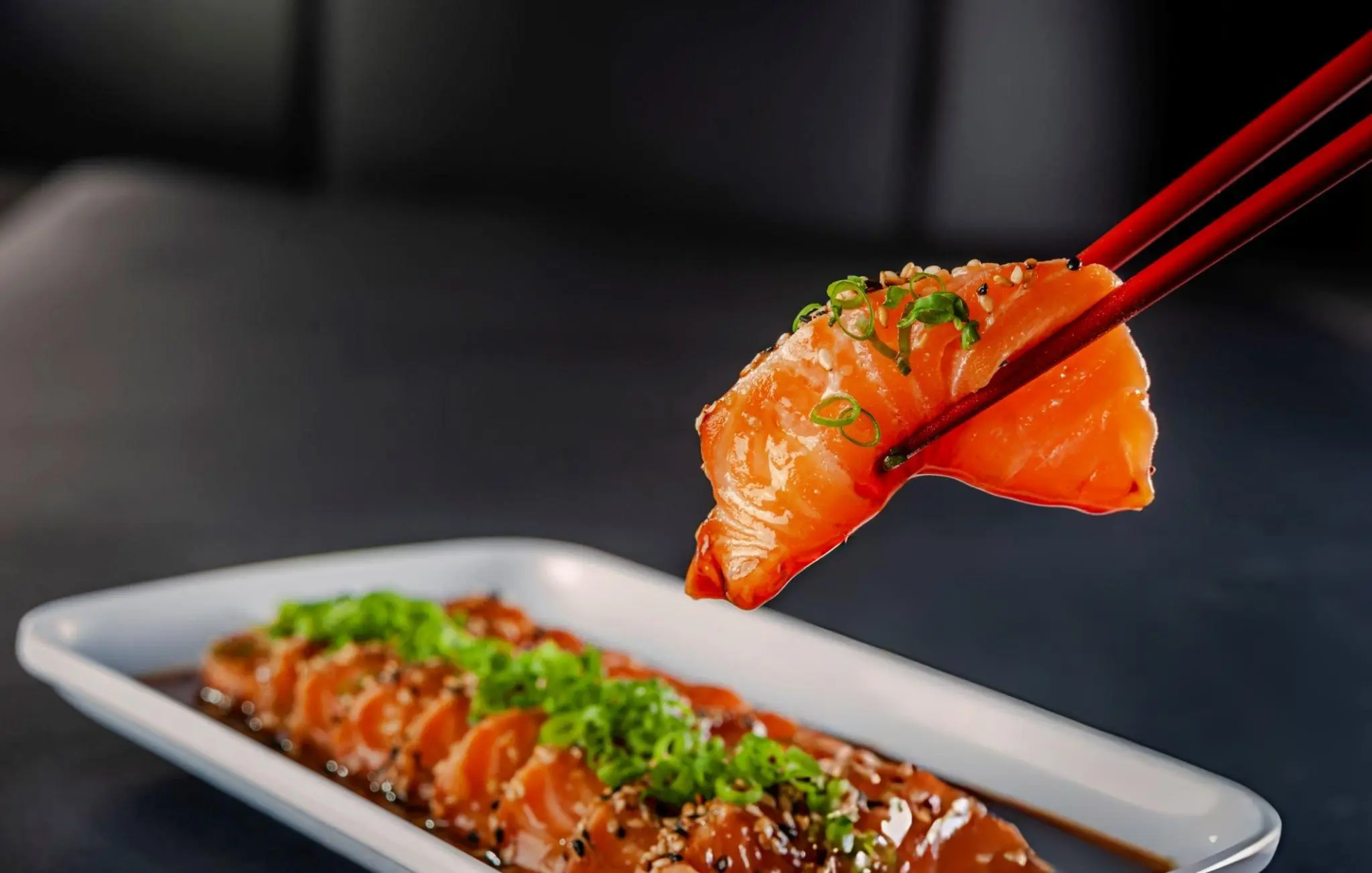 sashimi saumon